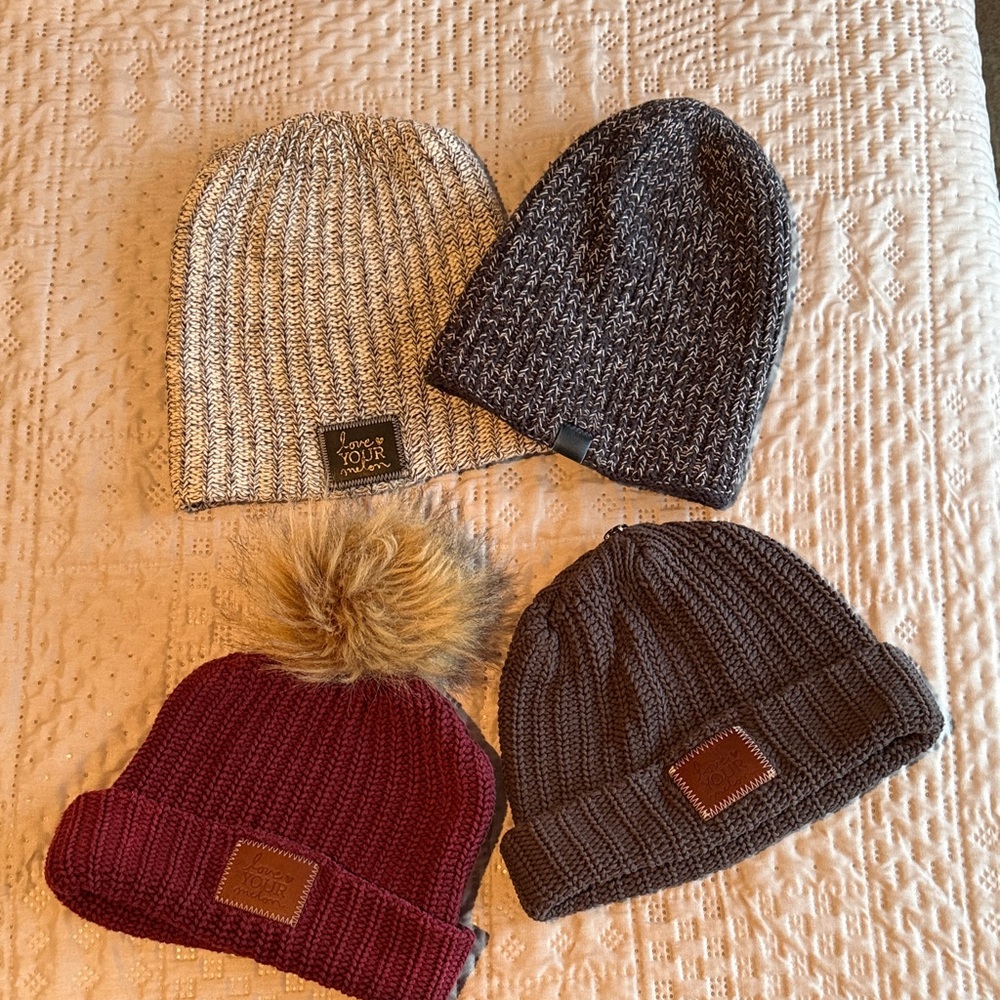 Love your Melon Knit Beanie Set - Multicolor